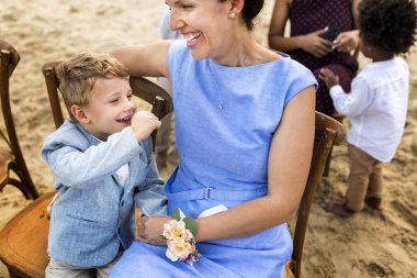 Genç Kafkas çiftin düğün günü