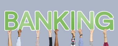 Yeşil mektupları kelime bankacılık şekillendirme holding eller