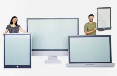 Teknoloji ve internet kavramı ateş