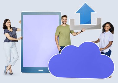 Teknoloji ve internet kavramı ateş