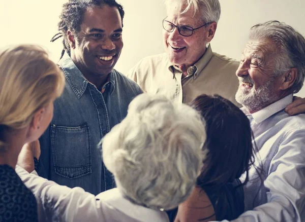 Group Diverse People Gathering Together Support Teamwork — Stock Photo, Image