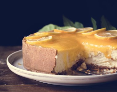 Limon chessescake gıda fotoğraf tarifi fikir