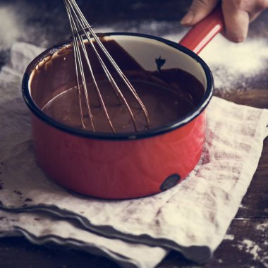 Çikolata ganache gıda fotoğraf tarifi fikir