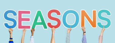 Kelime mevsim holding eller