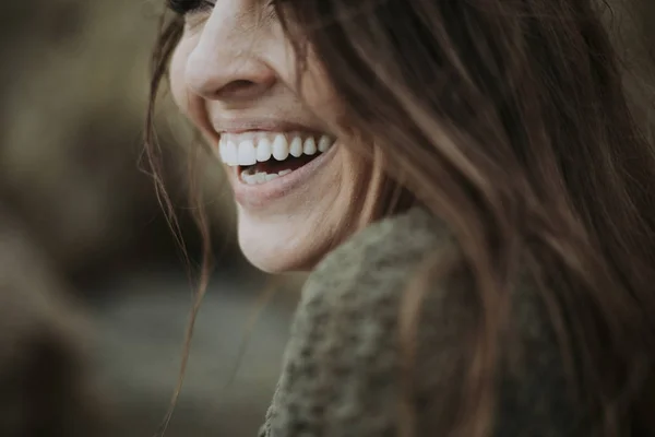 Close Woman Face — стоковое фото