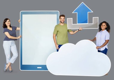 Teknoloji ve internet kavramı ateş