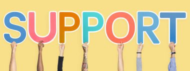 Renkli harfler kelime destek şekillendirme