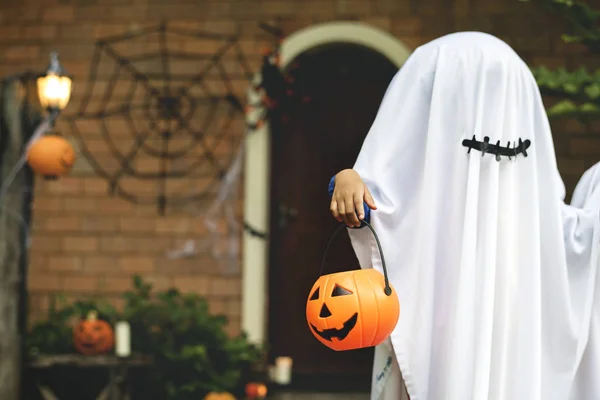 Ghost Kostym För Halloween Fest — Stockfoto