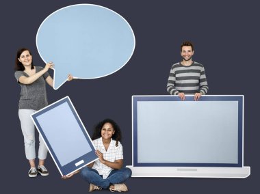 Teknoloji ve internet kavramı ateş