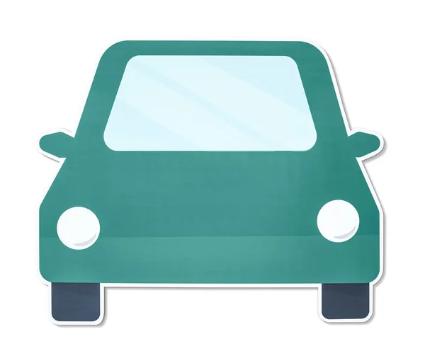Simple Car Vector Illustration Icon — Stock Photo, Image