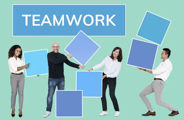 Success Teamwork Team Building — Stock Photo, Image