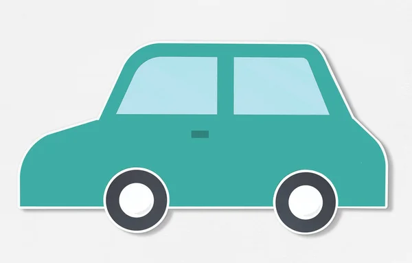 Einfache Auto Vektor Illustration Symbol — Stockfoto