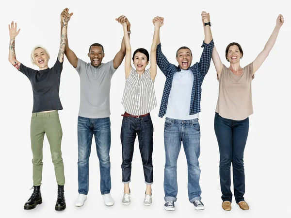 Verschiedene Menschen Gemeinsam Darin — Stockfoto