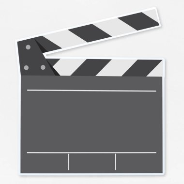 Film clapper kurulu illüstrasyon illüstrasyon