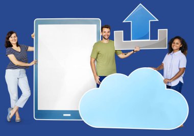 Teknoloji ve internet kavramı ateş