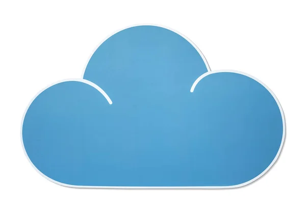 Cloud Computing Vector Illustratie Pictogram — Stockfoto