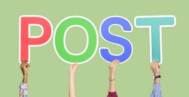 Kelime sonrası holding çeşitli eller