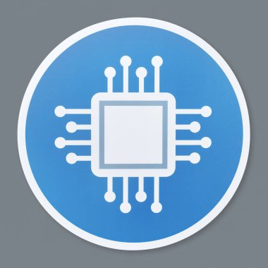 İzole anakart simge tasarlamak