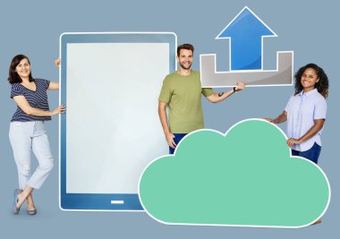 Teknoloji ve internet kavramı ateş