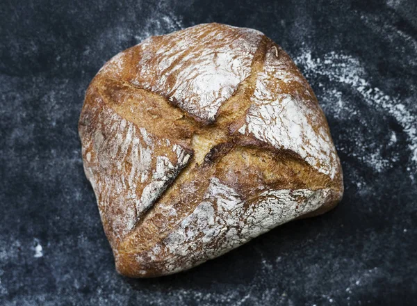Хлебный Рулет Столе — стоковое фото