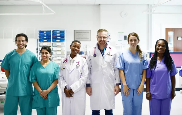 Grupp Medicinsk Personal Iva — Stockfoto