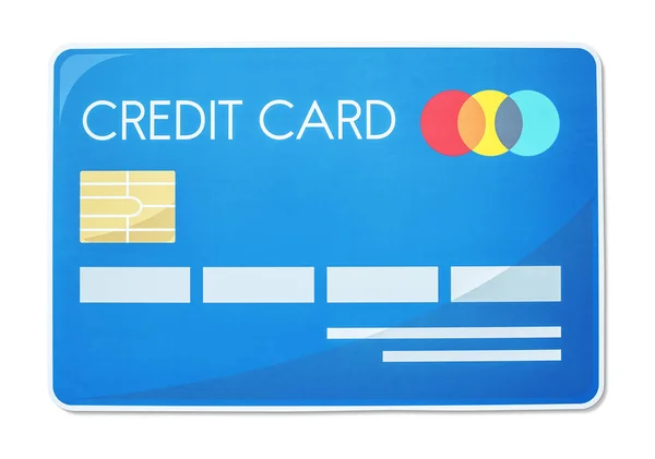 Creditcard Vector Illustratie Pictogram — Stockfoto