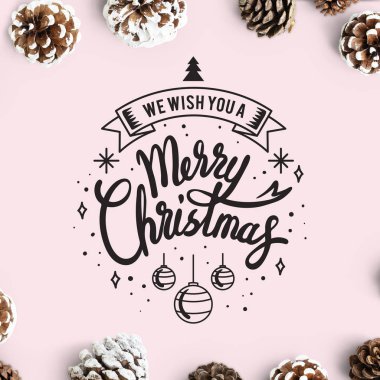 Bir neşeli Noel kartı mockup dileriz
