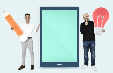 Yenilikçi fikirleri ile mutlu adamlar