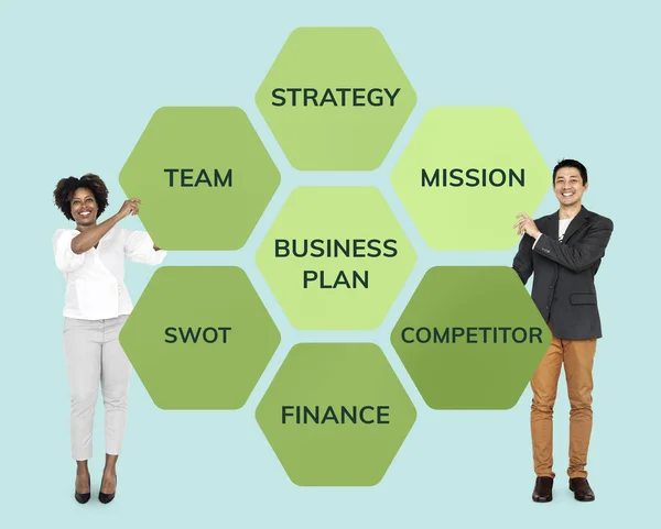 Partner Con Business Plan — Foto Stock