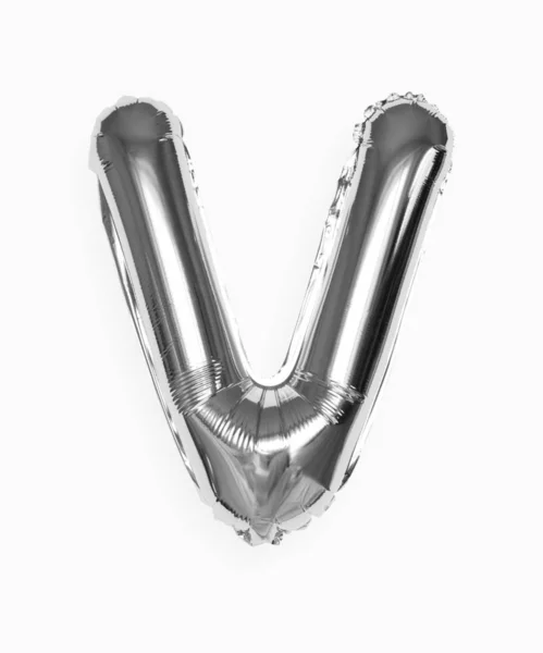 Büyük Harf Gümüş Balon — Stok fotoğraf
