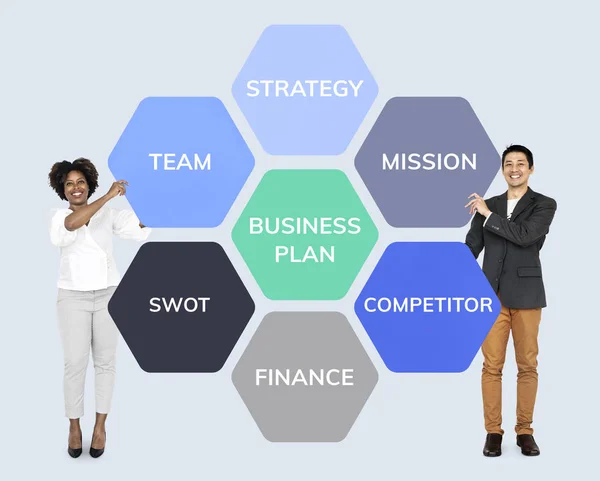 Partner Con Business Plan — Foto Stock