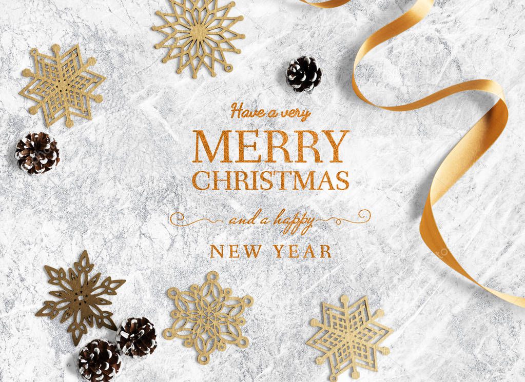 Christmas holiday greeting design mockup