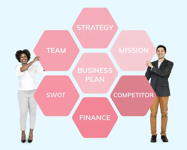 Partner Con Business Plan — Foto Stock