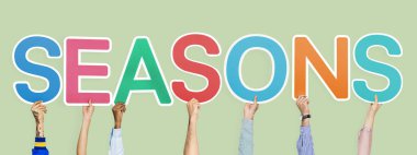 Kelime mevsim holding eller