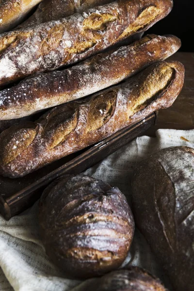 Идея Рецепта Домашнего Теста Хлеба — стоковое фото
