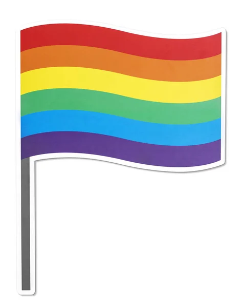 Isolated Lgbt Flag Icon Illustration — Stock Photo, Image