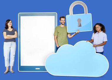 Internet güvenlik ve koruma kavramı ateş