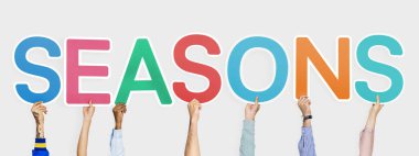 Kelime mevsim holding eller