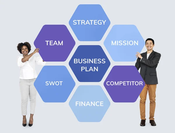 Partner Con Business Plan — Foto Stock