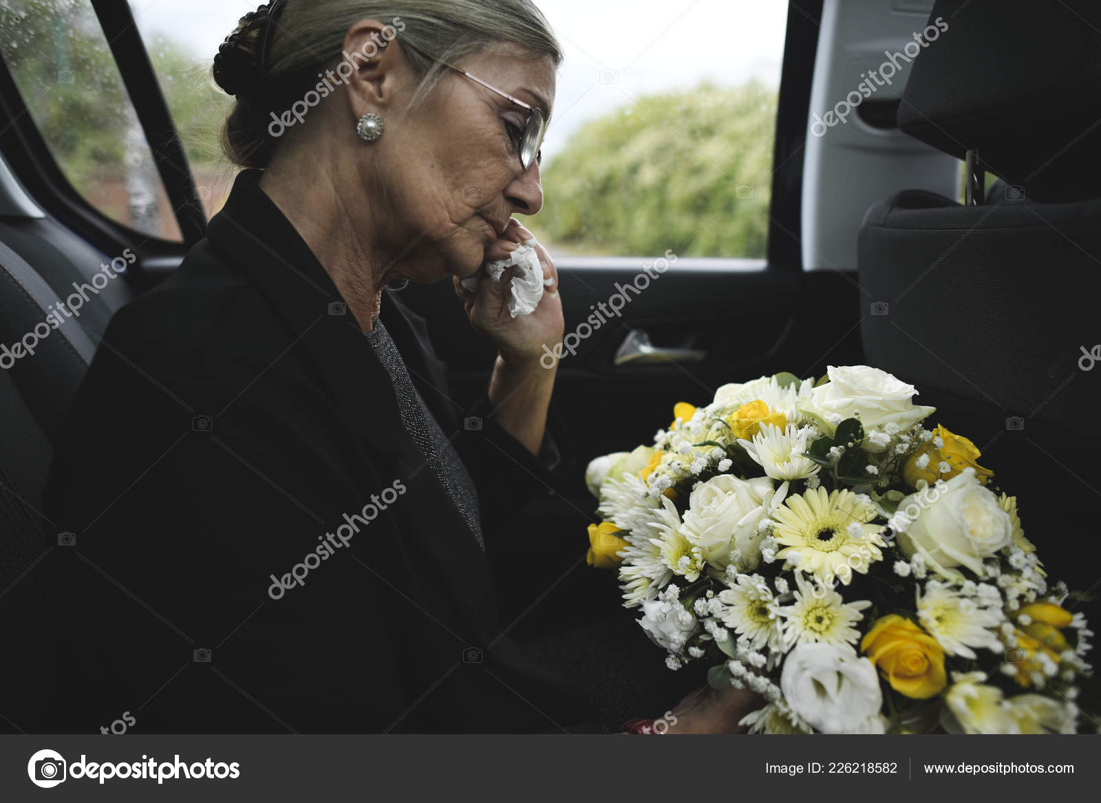 Sad Widow Way Funeral Stock Photo by ©Rawpixel 226218582