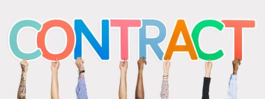 Renkli harfler kelime sözleşme şekillendirme