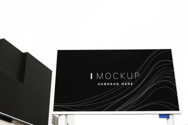 Dalga doku billboard tasarım mockup