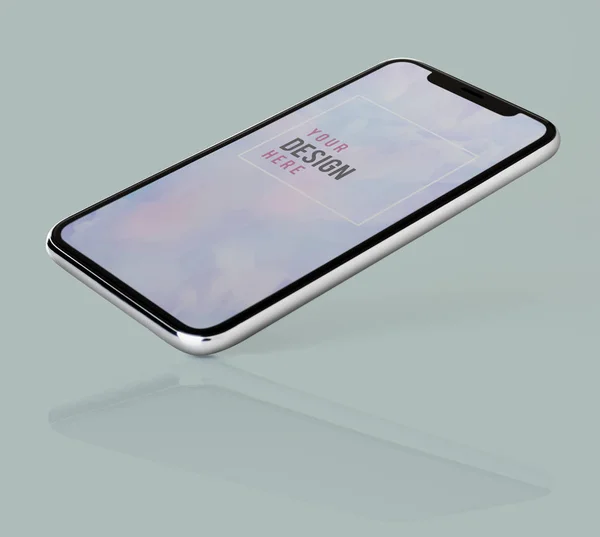 Pełny Ekran Smartphone Atrapa Design — Zdjęcie stockowe