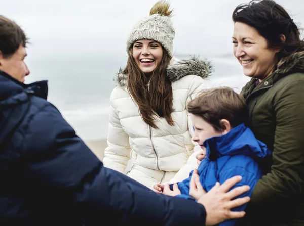 Happy Family Having Fun Together — Stock Photo, Image