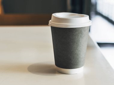 Tek kullanımlık kahve kağıt Kupası mockup tasarım
