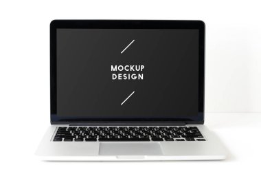 Dizüstü bilgisayar dijital cihaz ekran mockup