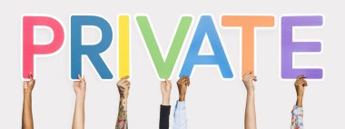 Renkli harfler kelime oluşturan özel