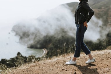 Kadının puslu bir görünüm