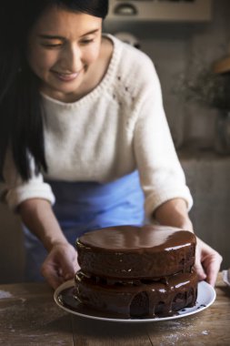Çikolatalı pasta fotoğraf tarifi fikir