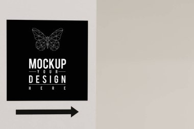 Minimal ve modern tabela mockup